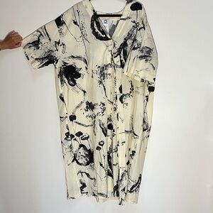 Black and Cream marina Rinaldi plus size Dress